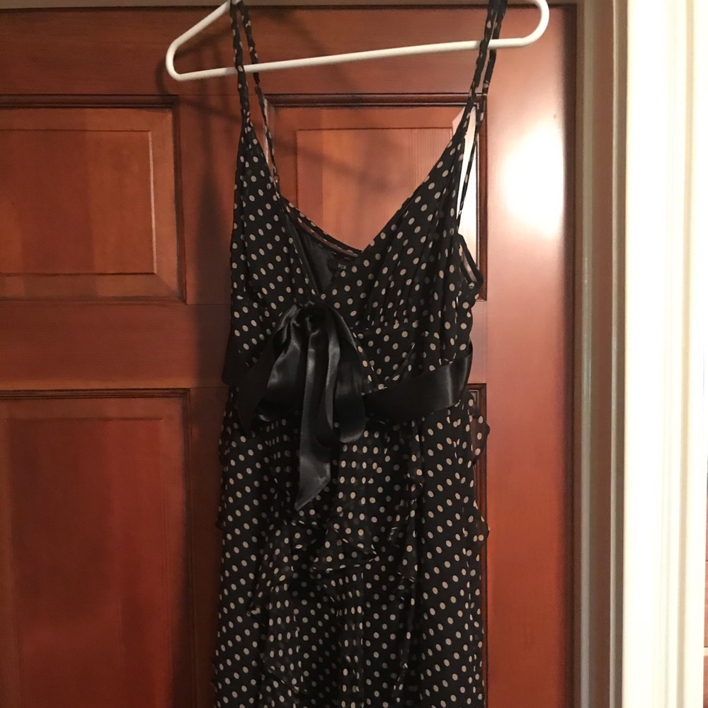 BCBG dress polka dots size 6